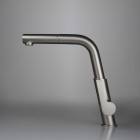 Deante Silia bateria kuchenna z wyciąganą wylewką titanium BQS_D73M