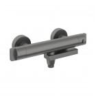 Deante bateria wannowa termostatyczna ścienna titanium BCH_D1BT