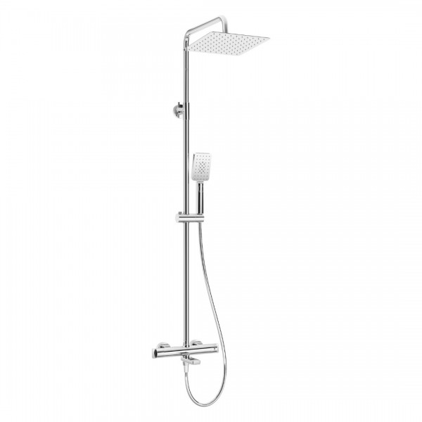 Deante zestaw wannowy termostatyczny ścienny chrom NAC_01HT