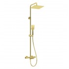 Deante zestaw wannowy termostatyczny ścienny złoty połysk NAC_Z1HT