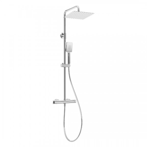 Deante zestaw prysznicowy ścienny termostatyczny chrom NAC_04HT