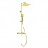 Deante zestaw prysznicowy ścienny termostatyczny złoty połysk NAC_Z4HT