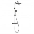 Deante zestaw prysznicowy ścienny termostatyczny titanium NAC_D4HT