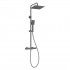Deante zestaw prysznicowy ścienny termostatyczny titanium NAC_D4HT