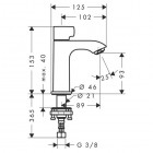 Hansgrohe Metris bateria umywalkowa bez mieszacza