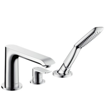 Hansgrohe Metris bateria wannowa trzyotworowa