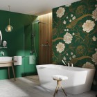 Deante korek klik klak oraz przelew prostokątny do wanny chrom KYY_010B