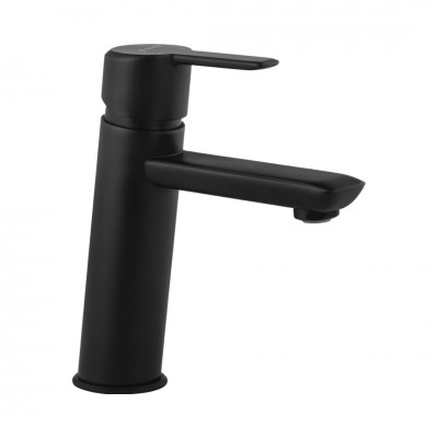 Deante Arnika bateria umywalkowa stojąca czarny mat BQA_N20M