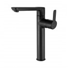 Deante Arnika bateria umywalkowa stojąca wysoka czarny mat BQA_N20K