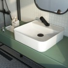 Deante Sense bateria elektroniczna umywalkowa z regulacją temperatury 230/6V czarny mat BQR_N29V