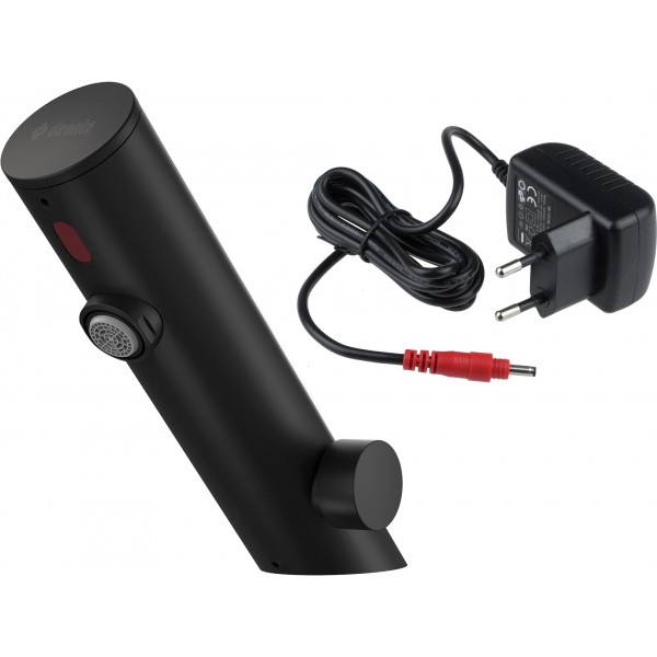 Deante Sense bateria elektroniczna umywalkowa z regulacją temperatury 230/6V czarny mat BQR_N29V