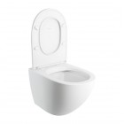 Omnires Ottawa Comfort miska WC wisząca bezkołnierzowa z deską wolnoopadającą biały mat OTTAWACMWBM