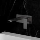 Omnires Parma bateria umywalkowa podtynkowa wylewka 17 cm nikiel PM7415/1IN