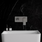 Omnires Parma bateria umywalkowa podtynkowa wylewka 17 cm nikiel PM7415/1IN