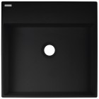 Deante Correo umywalka nablatowa 40 cm kwadratowa czarny mat CQR_NU4S