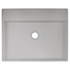 Deante Correo umywalka nablatowa 50x40 cm prostokątna szary metalik CQR_SU5S