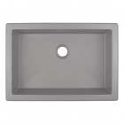 Deante Correo umywalka wpuszczana/podblatowa prostokątna 50x35 cm szary metalik CQR_SU5U