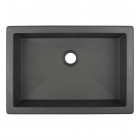 Deante Correo umywalka wpuszczana/podblatowa prostokątna 50x35 cm antracyt metalik CQR_TU5U