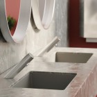 Deante Correo umywalka wpuszczana/podblatowa prostokątna 50x35 cm antracyt metalik CQR_TU5U