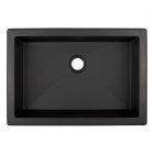 Deante Correo umywalka wpuszczana/podblatowa prostokątna 50x35 cm czarny mat CQR_NU5U