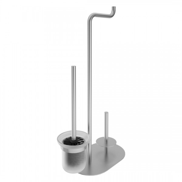 Deante Silia stojak na papier 3-funkcyjny stal szczotkowana ADI_F732
