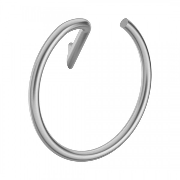 Deante Silia wieszak na ręcznik okrągły stal szczotkowana ADI_F611