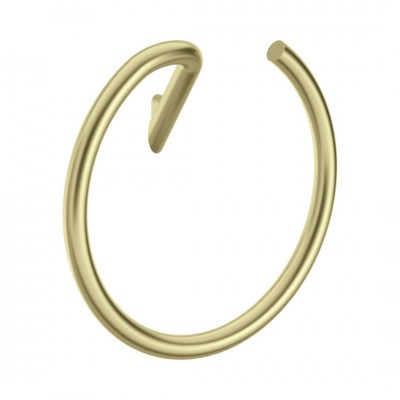 Deante Silia wieszak na ręcznik okrągły złoty szczotkowany ADI_R611