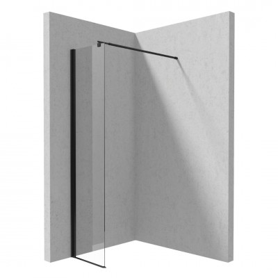 Deante Kerria Plus ścianka wolnostojąca Walk-in 30 cm czarny mat KTS_N83P