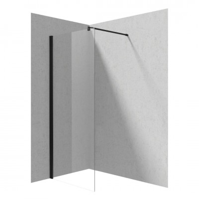 Deante Kerria Plus ścianka wolnostojąca Walk-in 90 cm czarny mat KTS N39P