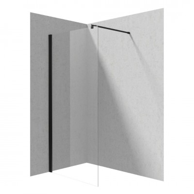 Deante Kerria Plus ścianka wolnostojąca Walk-in 100 cm czarny mat KTS N30P