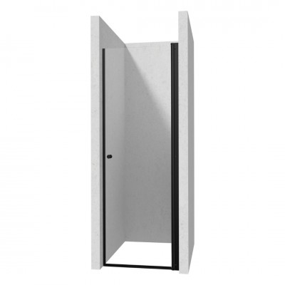 Deante Kerria Plus drzwi prysznicowe 70 cm czarny mat KTSWN47P