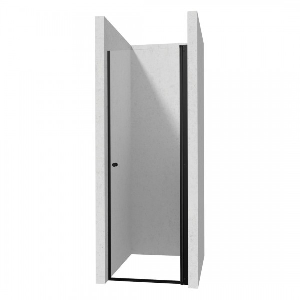Deante Kerria Plus drzwi prysznicowe 90 cm czarny mat KTSWN41P