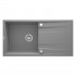 Deante Eridan zlewozmywak granitowy 100x52 cm odwracalny szary metalik ZQE S713