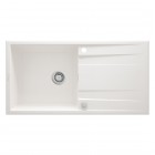 Deante Eridan zlewozmywak granitowy 100x52 cm odwracalny alabaster ZQE A713