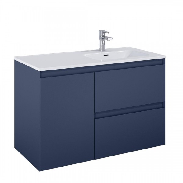 Elita Meble Split szafka podumywalkowa 100 cm prawa granatowy mat 169008
