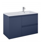 Elita Meble Split szafka podumywalkowa 100 cm prawa granatowy mat 169008