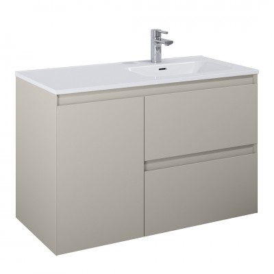 Elita Meble Split szafka podumywalkowa 100 cm prawa beżowy mat 169009