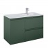 Elita Meble Split szafka podumywalkowa 100 cm prawa zielony mat 169007