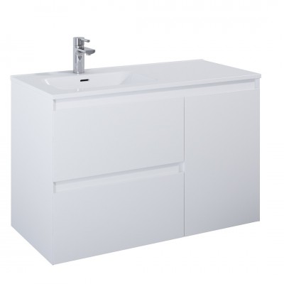 Elita Meble Split White Mat szafka podumywalkowa 100 cm lewa 168148