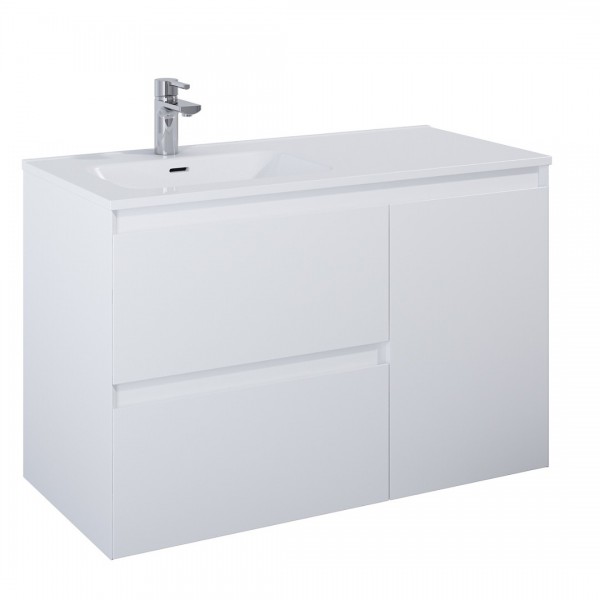 Elita Meble Split White Mat szafka podumywalkowa 100 cm lewa 168148