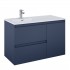 Elita Meble Split szafka podumywalkowa 100 cm lewa granatowy mat 169004