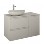 Elita Meble Split szafka podumywalkowa 100 cm lewa beżowy mat 169005