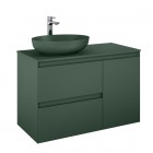 Elita Meble Split szafka podumywalkowa 100 cm lewa zielony mat 169003