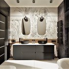 Elita Meble Split Anthracite Mat szafka podumywalkowa 100 cm prawa 168154