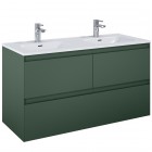 Elita Meble Split szafka podumywalkowa 120 cm zielony mat 169027