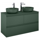 Elita Meble Split szafka podumywalkowa 120 cm zielony mat 169027