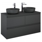 Elita Meble Split Anthracite Mat szafka podumywalkowa 120 cm 168182