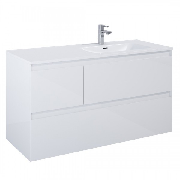 Elita Meble Split szafka podumywalkowa 120 cm prawa biały połysk 169096