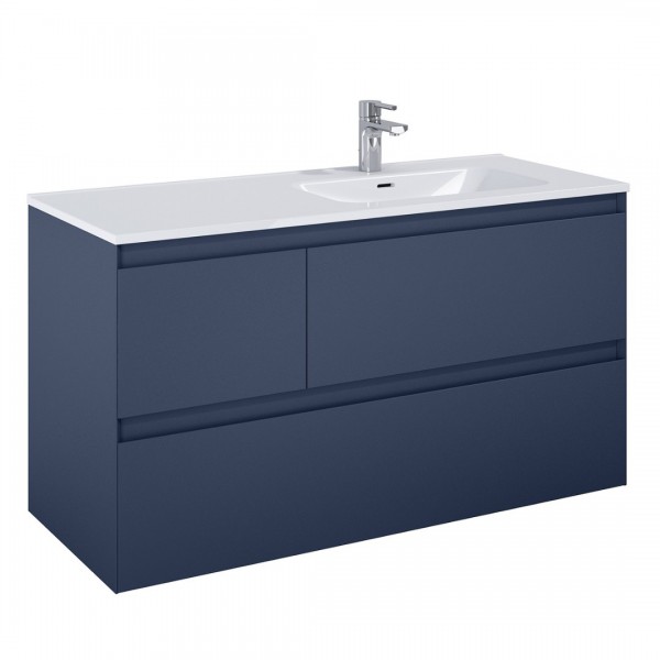Elita Meble Split szafka podumywalkowa 120 cm prawa granatowy mat 169025