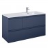 Elita Meble Split szafka podumywalkowa 120 cm prawa granatowy mat 169025